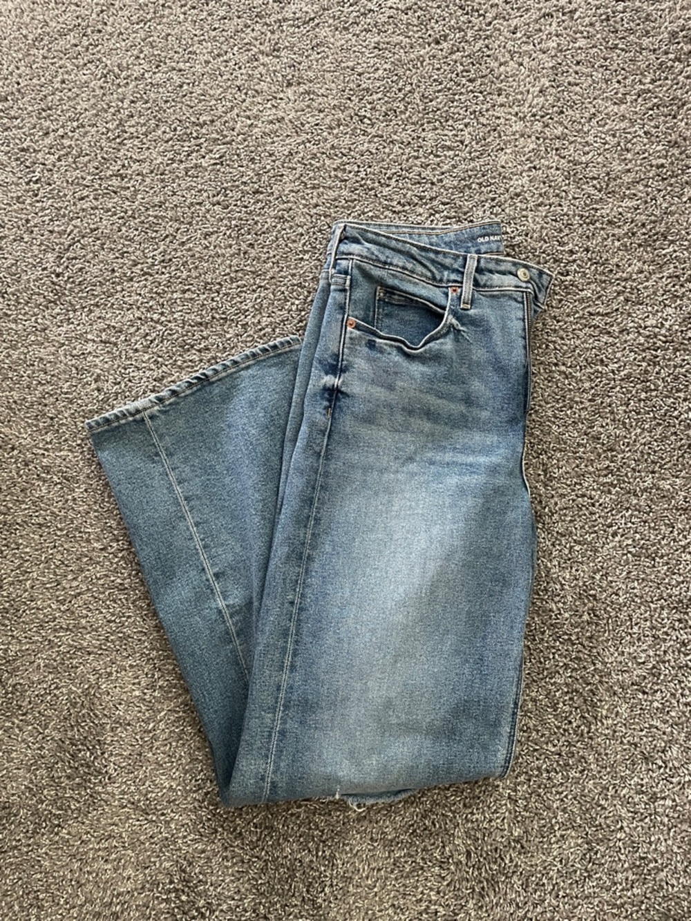 Old navy sky-hi wide leg jeans